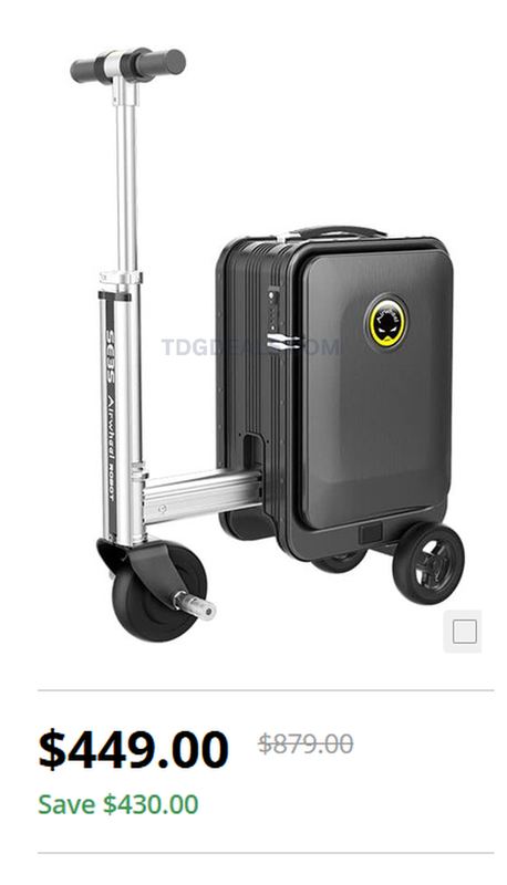 AIRWHEEL RIDEABLE SUITCASE $449 ✈️
