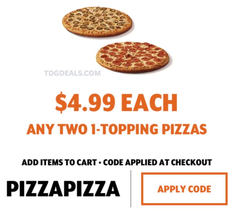 $4.99 LITTLE CAESARS PIZZAS 🍕