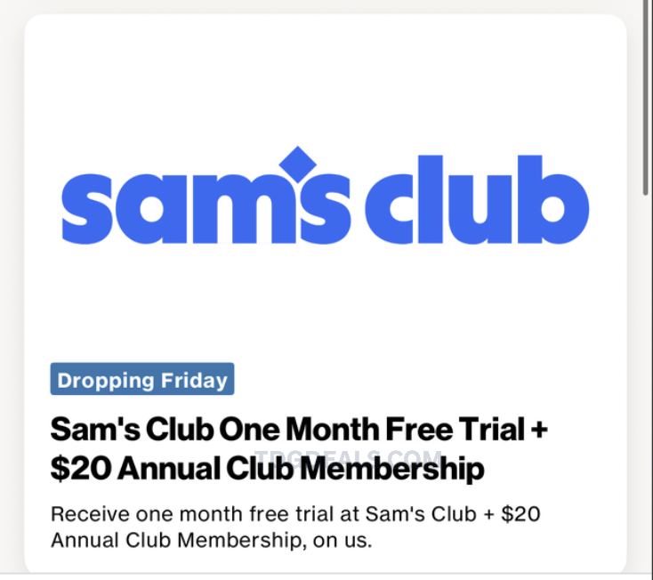 SAM’S CLUB MEMBERSHIP 1-MONTH FREE 🛒 🆓