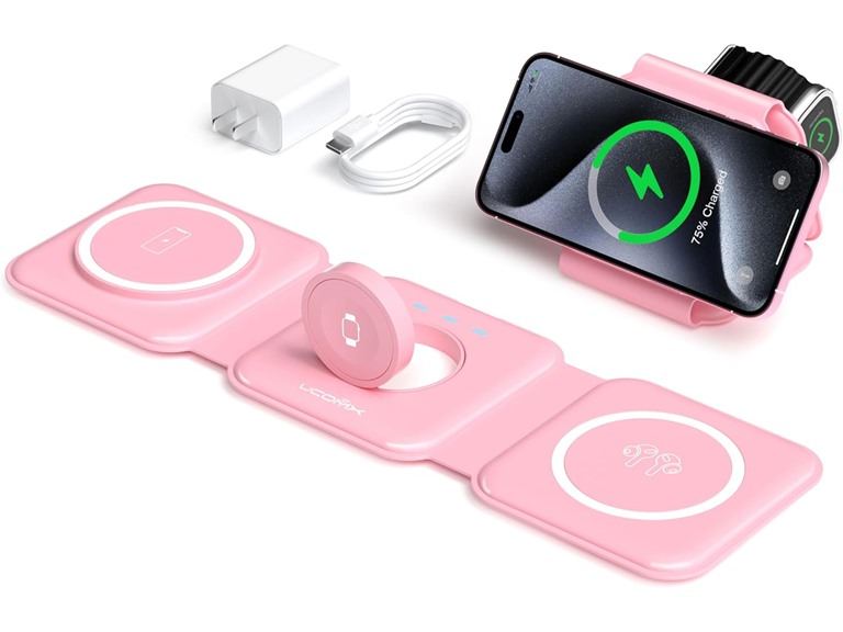 76% OFF: UCOMX 3 in 1 Charging Station, Blue