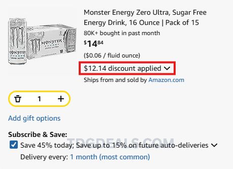 MONSTER ENERGY 15-PACK DEAL ⚡