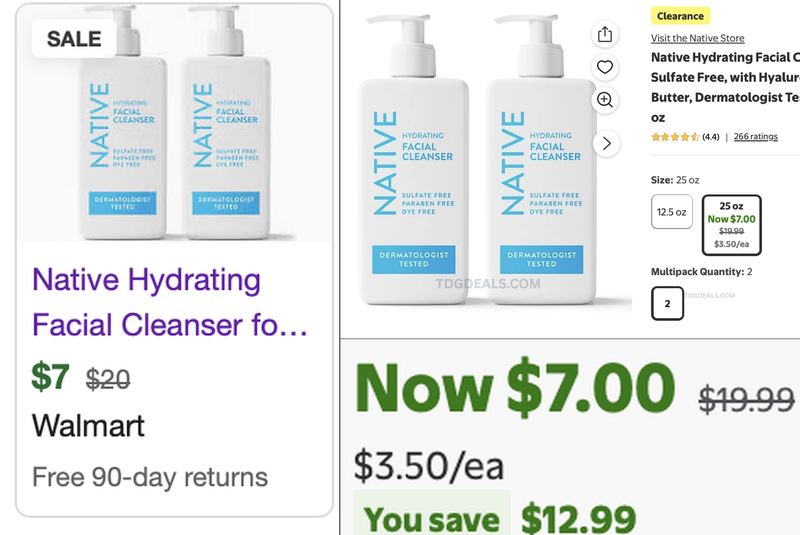 2-PACK FACIAL CLEANSERS FOR $7, WAS $20