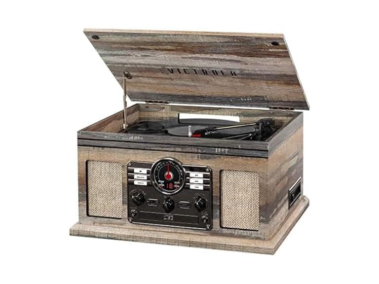 70% OFF: (NEW) Victrola The Quincy 6-in-1 Bluetooth Record Player