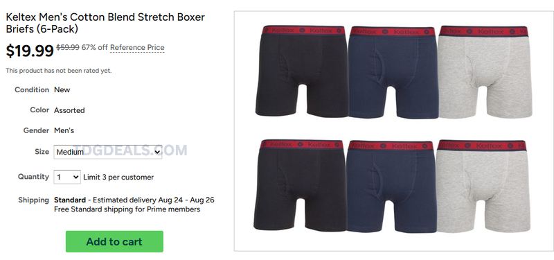 6-PACK BOXER BRIEFS FOR $19.99 👀