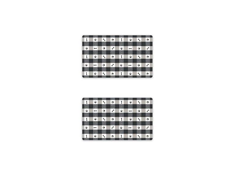 Abode Homewares Pet Paws Check 19'' x 11.5''