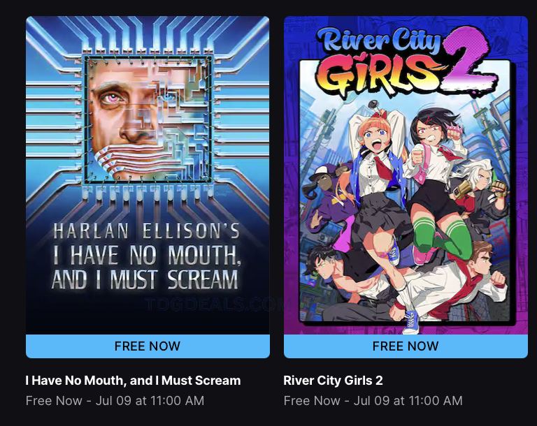 FREE PC GAMES FROM THE EPIC STORE