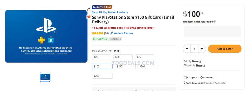 PLAYSTATION GIFT CARD DEAL 🎮