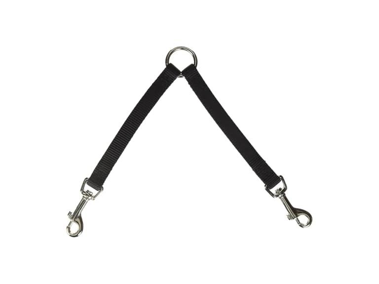 Hamilton Coupler for Two Walking Dogs, Black