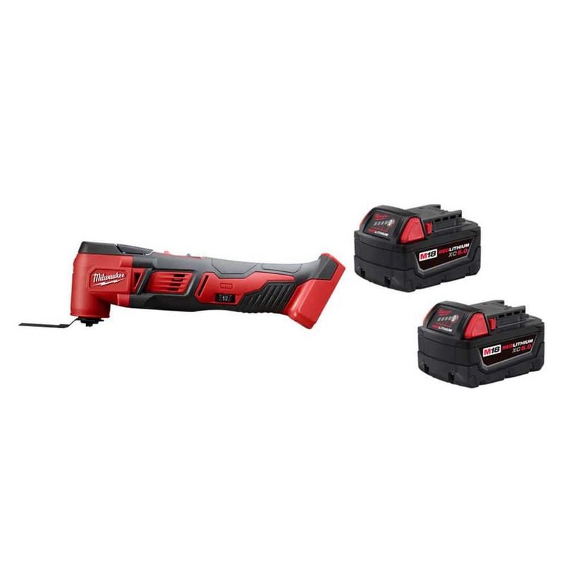 Milwaukee - M18 18V Lithium-Ion Cordless Oscillating Multi-Tool w/ (2) M18 5.0 Ah Batteries