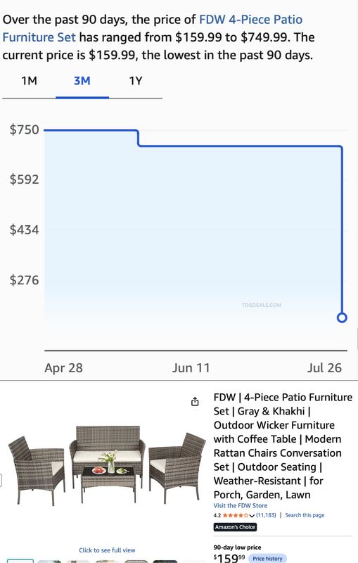 PATIO FURNITURE HUGE PRICE DROP🚨