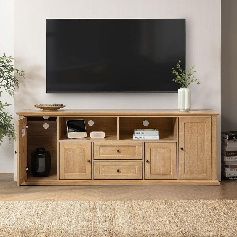 JAYDEN CREATION - Eva Seadrift 72 in. Traditional TV Stand up to 75 in.