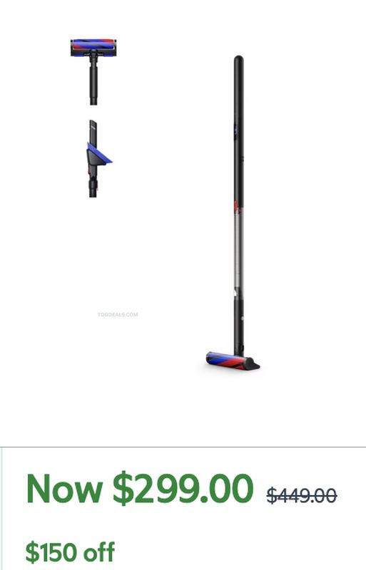 DYSON PENCILVACᵀᴹ FLUFFY CORDLESS VACUUM @ SAM'S CLUB