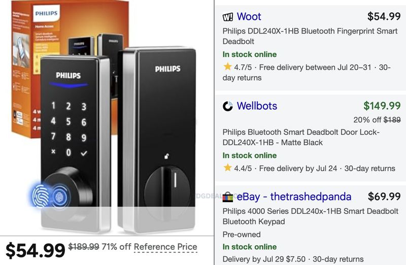 -71% OFF PHILIPS WI-FI SMART DOOR LOCK
