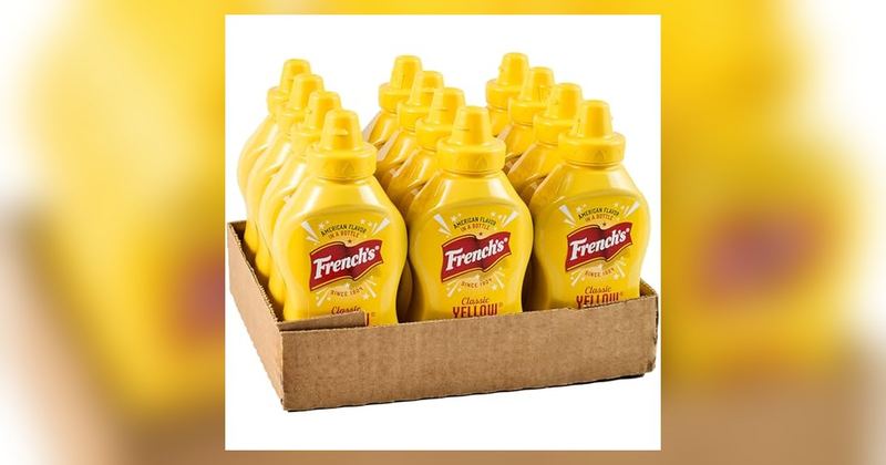 51¢ EACH FOR 12 FRENCH'S MUSTARD BOTTLES