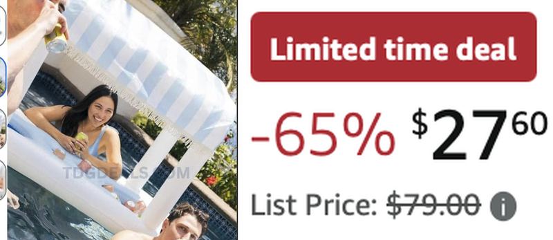-65% OFF Giant Floating Blue Cabana 🔥