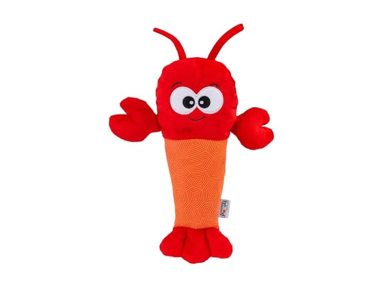 Outward Hound Coated Critterz Dog Toy – Plush Lobster