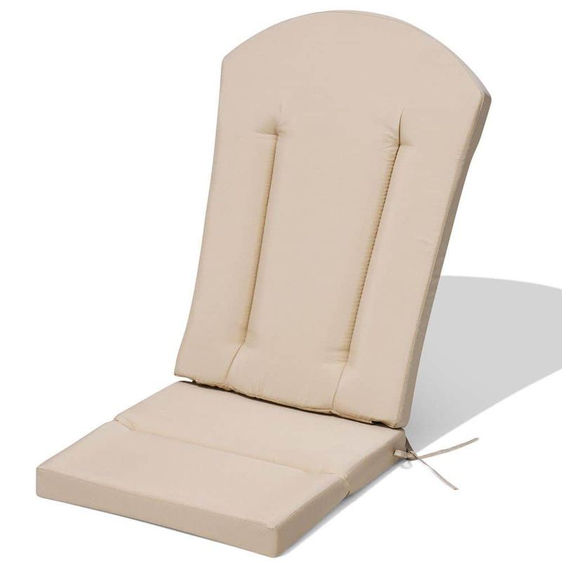 Crestlive Products - 41 in. x 20 in. Deep Seating Outdoor Adirondack Chair Cushion in Beige