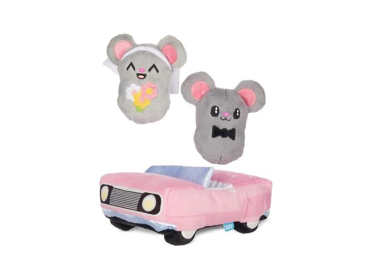 BarkBox Mister & Mouses Dog Toy | 3-in-1 Plush
