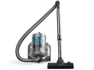 HawKam 1700W Canister Vacuum Cleaner, 45Kpa Bagless Vacuum Cleaner, Multi-Cyclonic Filtration, 2 Anti-Allergen HEPA Filters, 3.5QT Dust Cup, 4 Tools, Corded Vacuum for Hard Floor, Pet Hair, Wisteria