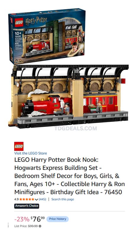 23% OFF LEGO HARRY POTTER SET 🧱