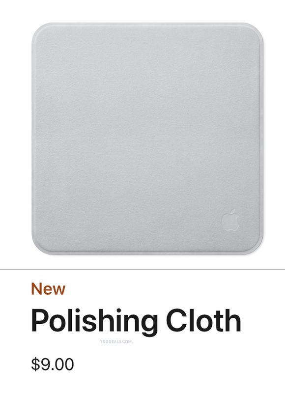 APPLE JUST DROPPED A $9 POLISHING CLOTH