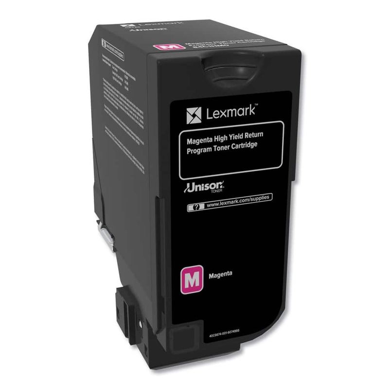 Lexmark - 84C1HM0 Unison 16,000 Page-Yield Return Program High-Yield Toner - Magenta