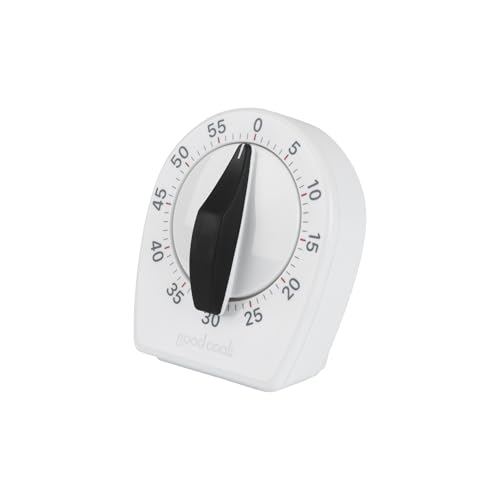 GoodCook Everyday Deluxe Long Ring Precision Timer, White