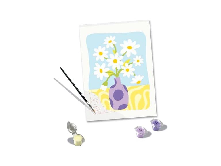 Ravensburger CreArt Daisies Paint‑by‑Number Kit