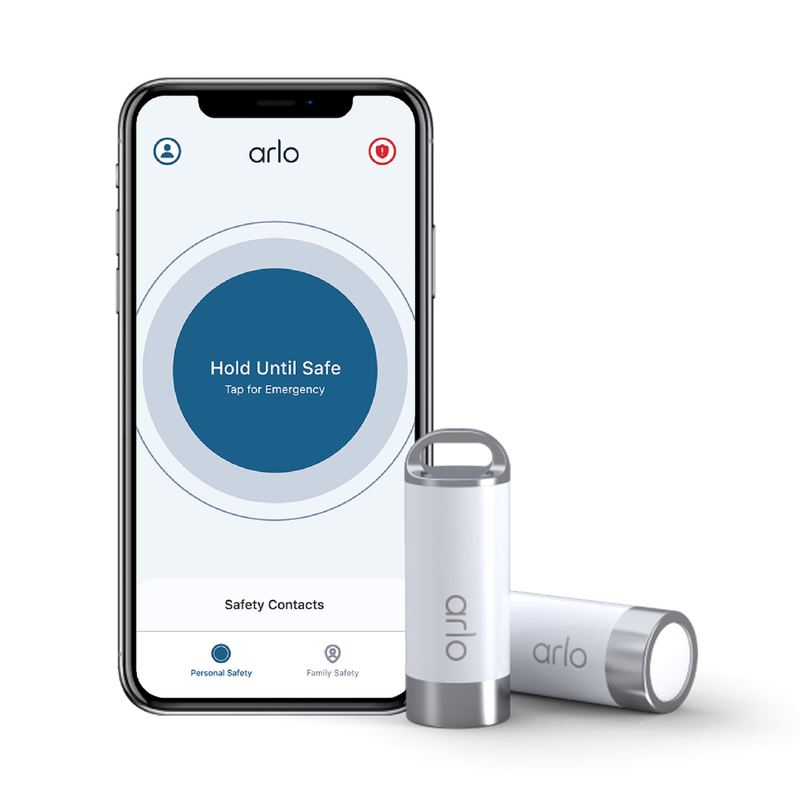 Arlo - Safe Family Bundle – 1-Year Safe Family Plan and 2 Safe Button Accessories - White