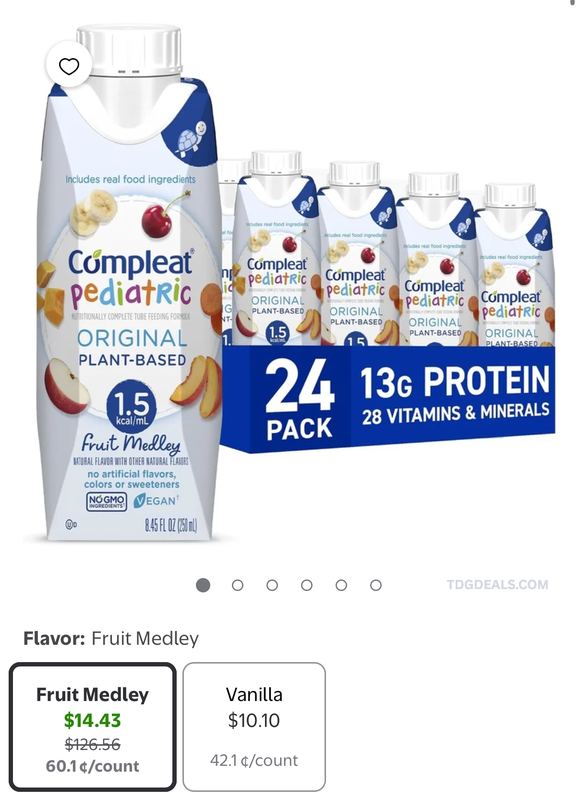 PEDIATRIC NUTRITION SHAKES DEAL