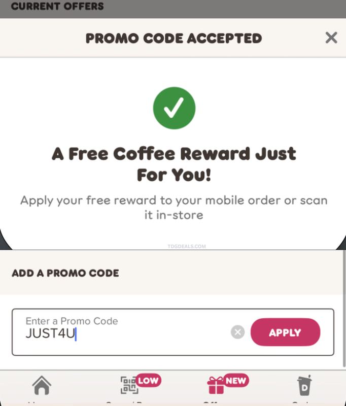 DUNKIN CODE IS LIVE - USE CODE 🚨 :  JUST4U