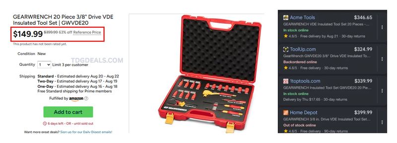 63% OFF GEARWRENCH TOOL SET 🧰