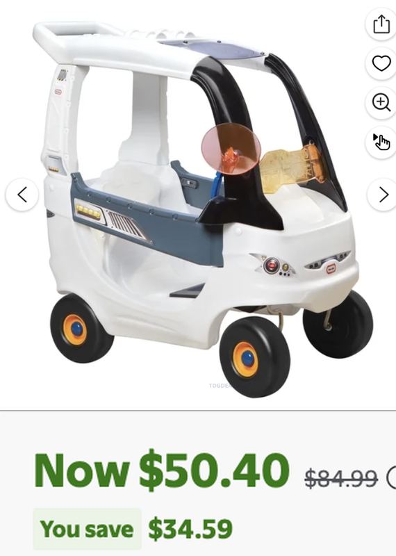 $84.99 LITTLE TIKES RIDE ON FOR $50.40