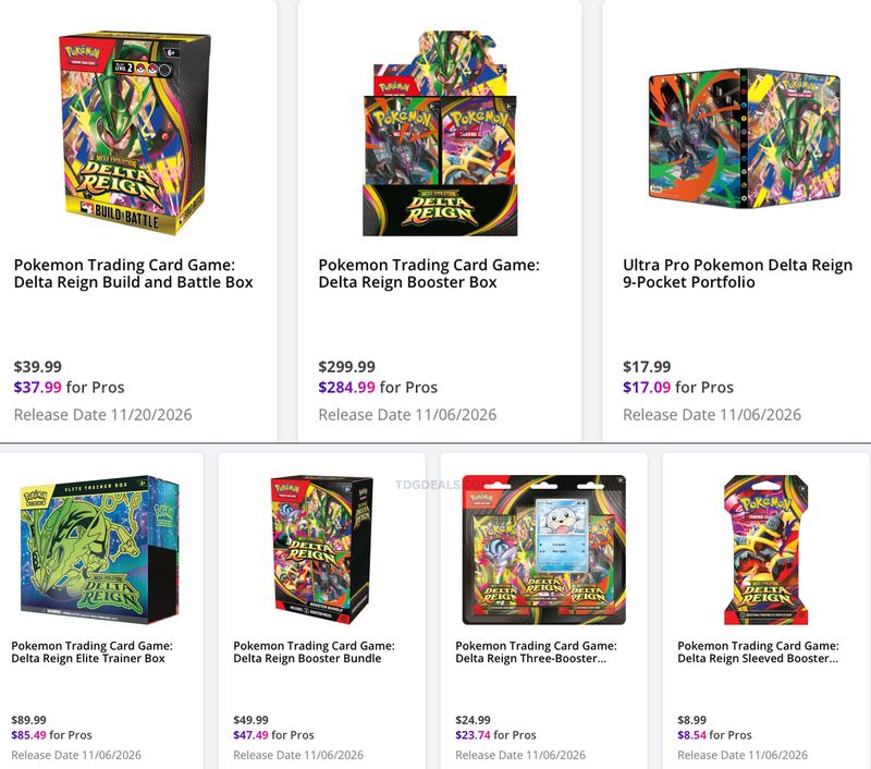 PRE-ORDERS LIVE AT GAMESTOP 🚨 POKEMON DELTA REIGN