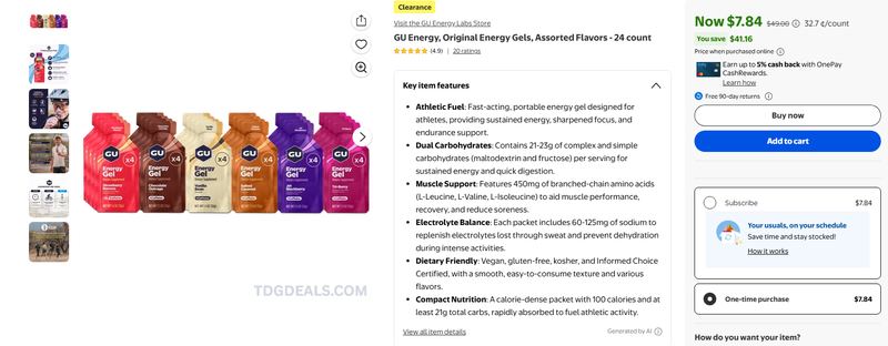 FOR YOU RUNNERS OR PEOPLE WHO NEED QUICK ENERGY