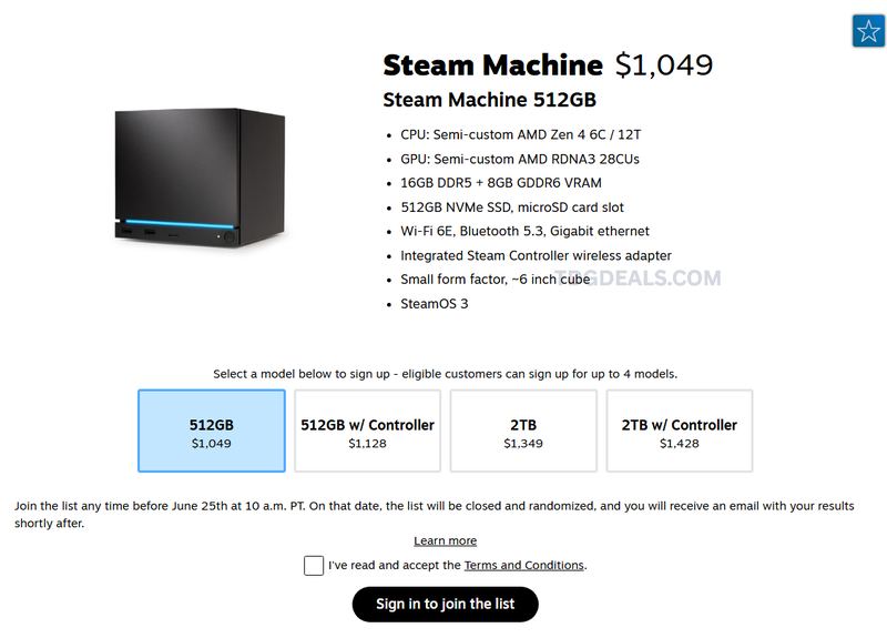 STEAM MACHINE REGISTRATION REMINDER 🎮