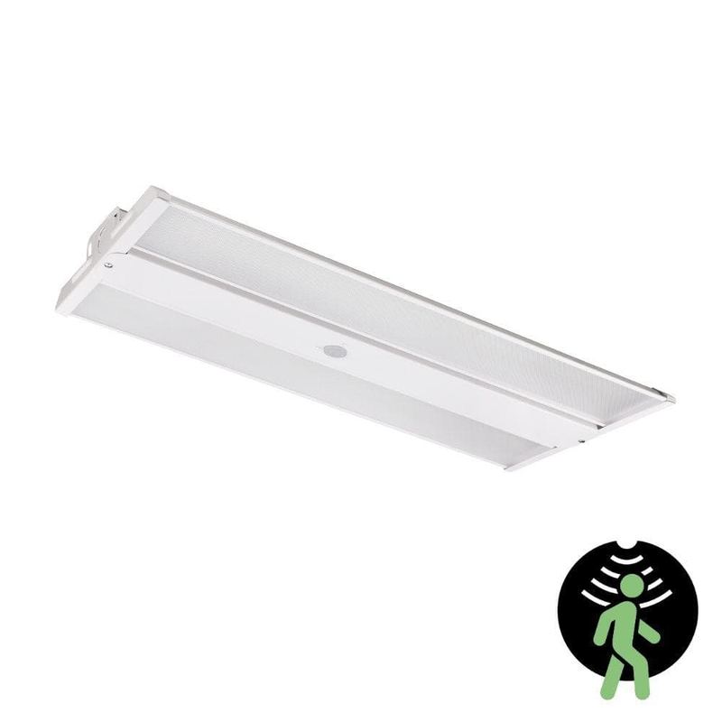 ETI LIGHTING - 2 ft. 200-Watt Equivalent Motion Sensor LED Dimmable White High Bay Light 4000K 5000K 15,800 Lumens Workshop Garage