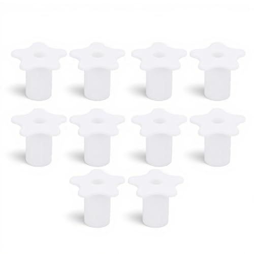 Cable Routing Kit for for 5/8inch Wall Hole, Wall Grommet for Ethernet Cable, Wall Cable Pass Through for 5/8inch 16mm Hole, 10PCS (White)