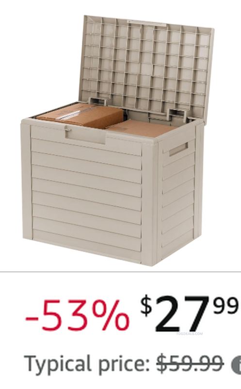 OUTDOOR DECK BOX -53% OFF NOW $27.99 🏡