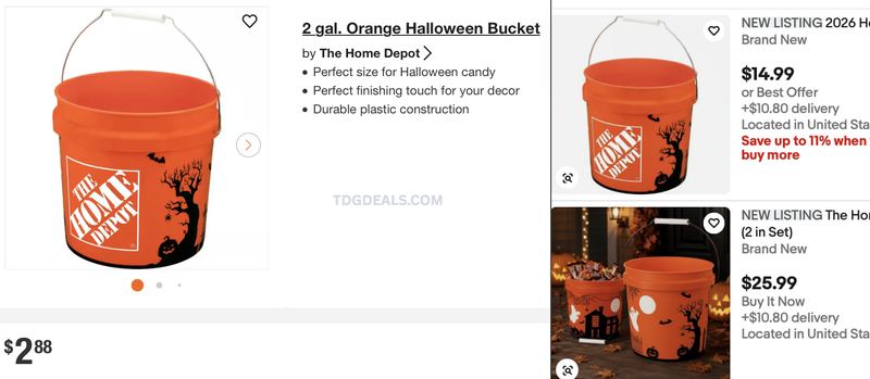 HD HALLOWEEN BUCKET IS IN-STOCK 🎃