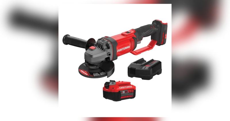 $188.27 CRAFTSMAN V20 ANGLE GRINDER KIT FOR $99