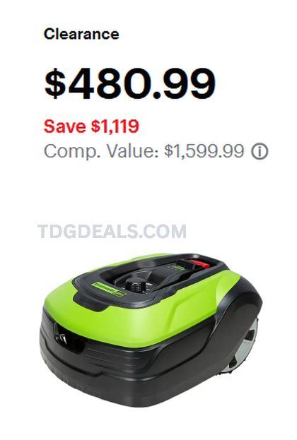 SAVE $1,119 ON THIS ROBOTIC MOWER 🤖🌱