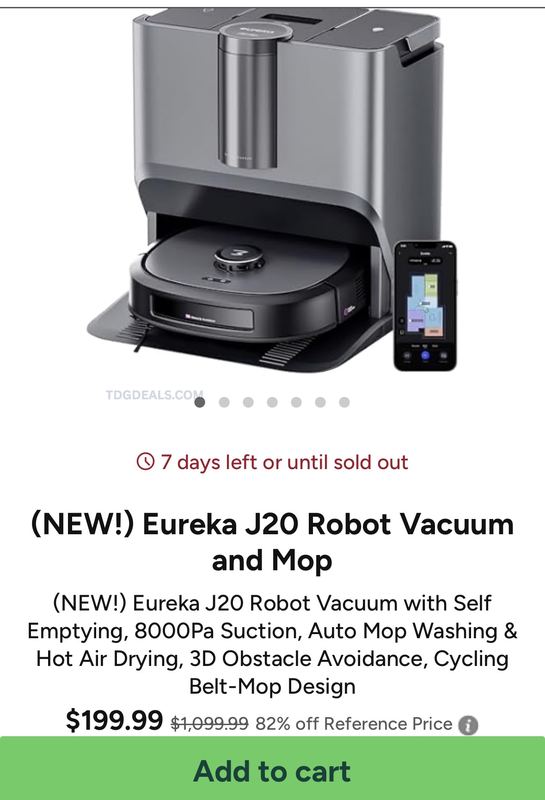 $1,400 ROBOT VACUUM FOR $199.99 🤯
