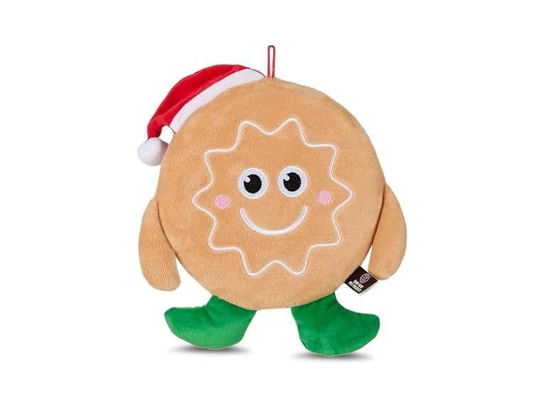Bow Wow Pet Holiday Full Flat Body Squeaker Dog Toy
