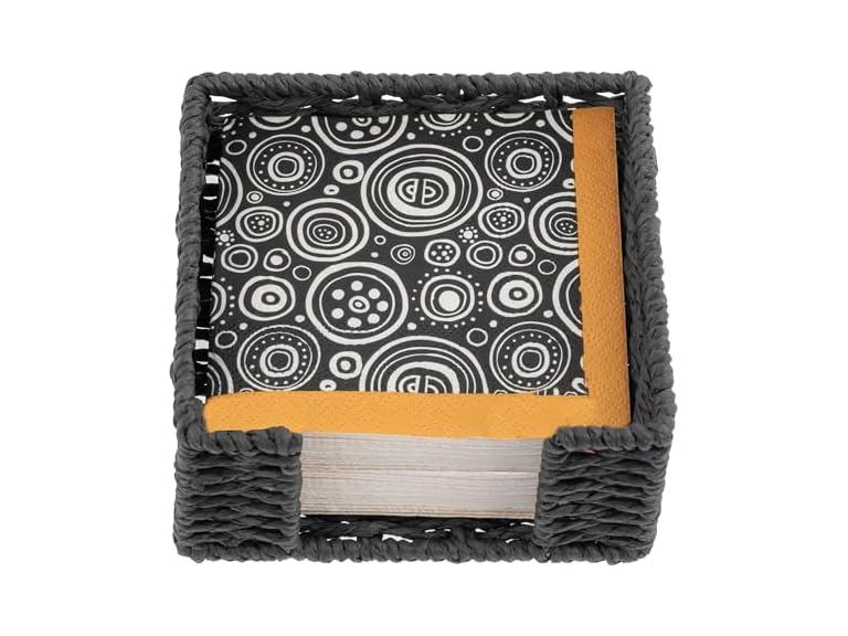 75% OFF: Karma Woven Cocktail Napkin Holder Table Kitchen