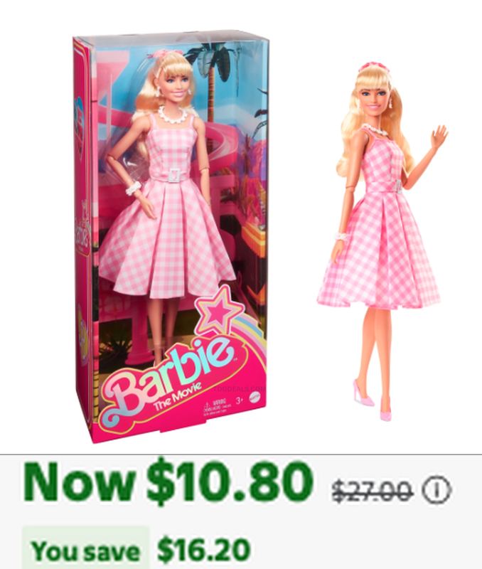 BARBIE COLLECTIBLE DOLL NOW $10.80