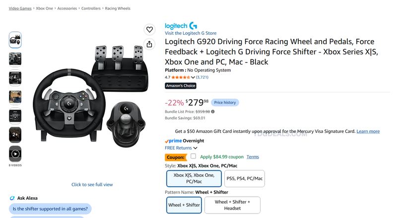 LOGITECH RACING BUNDLE DEAL 🏎️