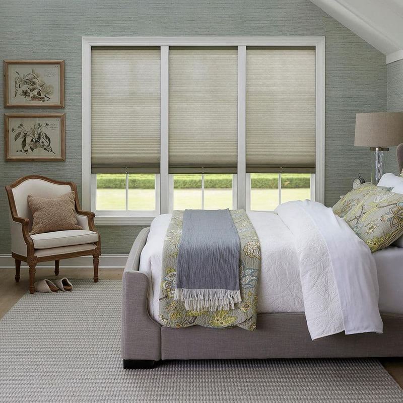 Levolor - Custom Motorized Premium 9/16 inch Light Filtering Cellular Shades