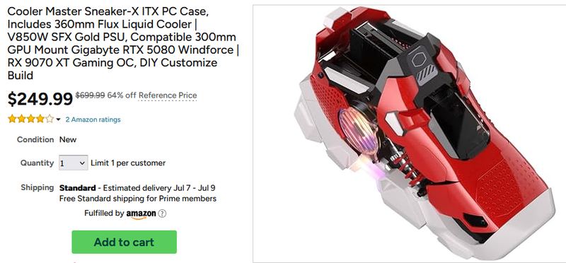 Cooler Master Sneaker-X ITX PC Case is BACK