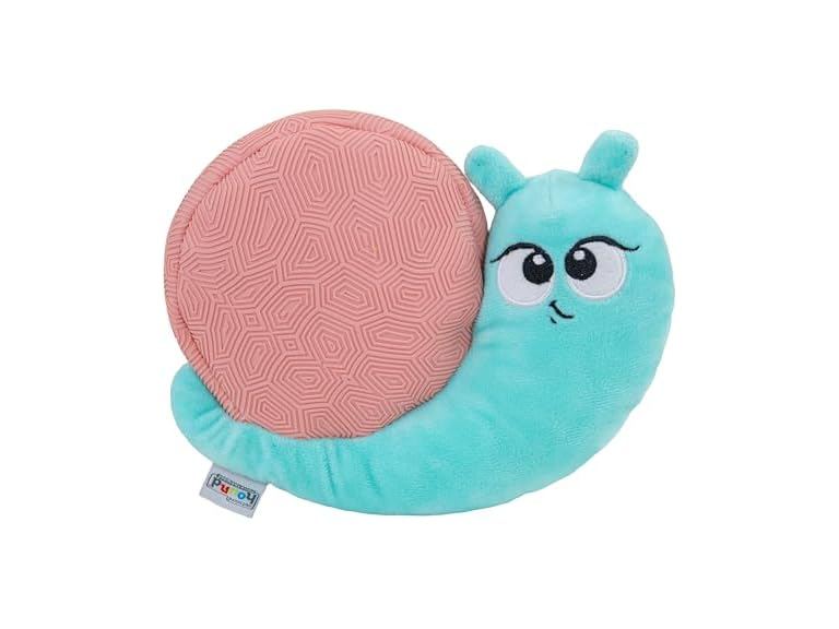 Outward Hound Coated Critterz Dog Toy – Plush Snail